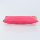 LOUIS VUITTON Antigua Pochette Plat GM Clutch Bag Pink M40065 LV Auth BAZ056A-6