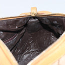 GUCCI GG Canvas Sherry Line Hand Bag Beige Gold 000 0851 Auth BAZ057-19