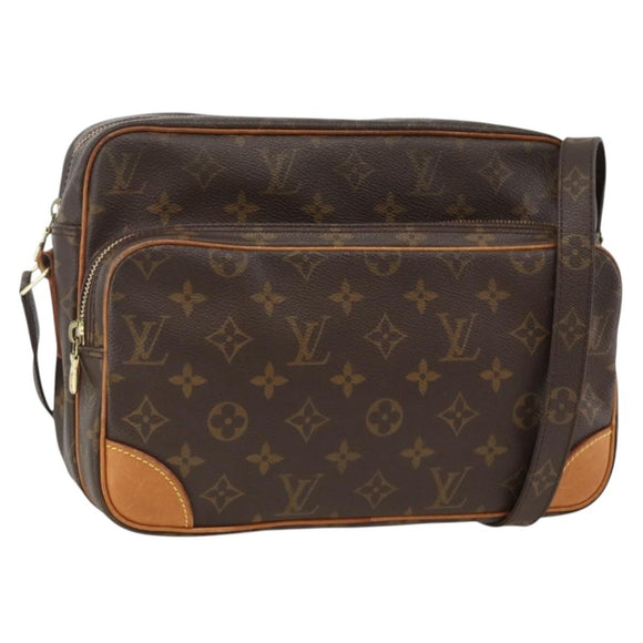 LOUIS VUITTON Monogram Nile Shoulder Bag M45244 LV Auth BAZ065A