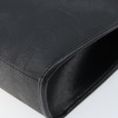 Christian Dior Trotter Canvas Shoulder Bag PVC Black Gold Auth BAZ068A-9