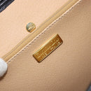 Christian Dior Trotter Canvas Shoulder Bag PVC Black Gold Auth BAZ068A-11