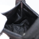 PRADA Hand Pouch Nylon Black Silver Auth BAZ078A-20