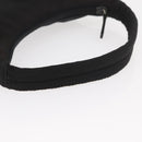 PRADA Hand Pouch Nylon Black Silver Auth BAZ078A-7