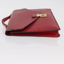 LOUIS VUITTON Epi Porte Documents Bandouliere Briefcase Red LV Auth BAZ082-5