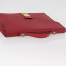 LOUIS VUITTON Epi Porte Documents Bandouliere Briefcase Red LV Auth BAZ082-7