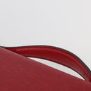 LOUIS VUITTON Epi Porte Documents Bandouliere Briefcase Red LV Auth BAZ082-14
