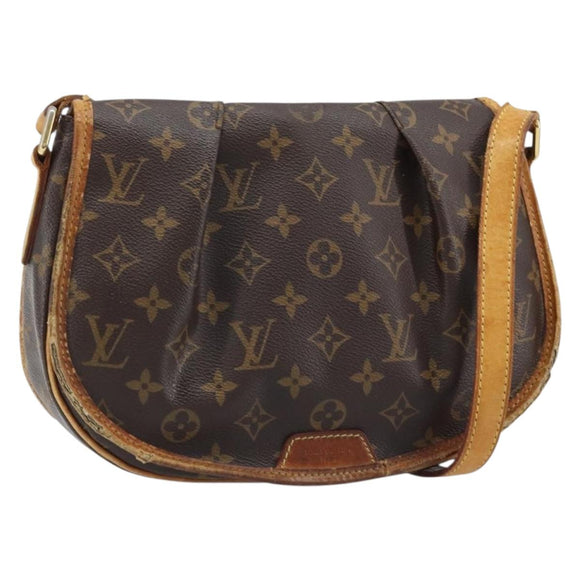 LOUIS VUITTON Monogram Menilmontant PM Shoulder Bag M40474 LV Auth BAZ092