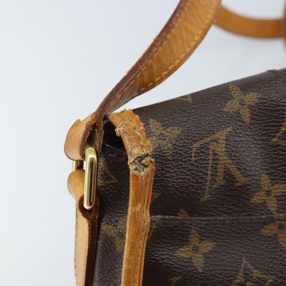 LOUIS VUITTON Monogram Menilmontant PM Shoulder Bag M40474 LV Auth BAZ092