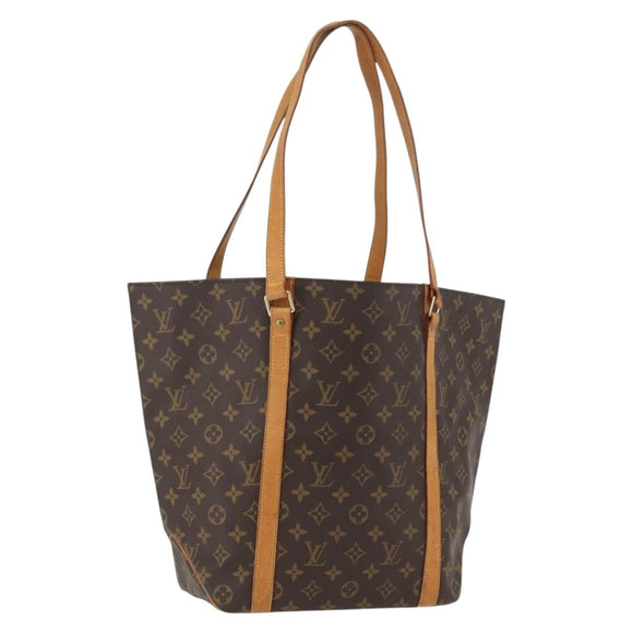 LOUIS VUITTON Monogram Sac Shopping Tote Bag M51108 LV Auth BAZ101