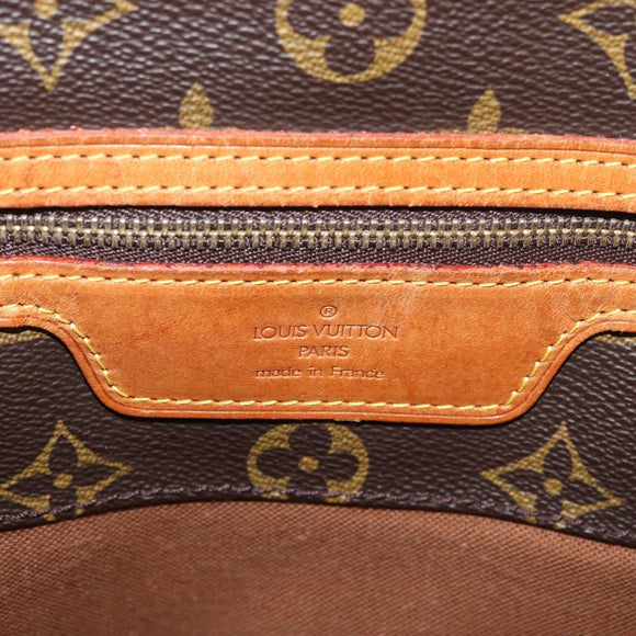 LOUIS VUITTON Monogram Sac Shopping Tote Bag M51108 LV Auth BAZ101