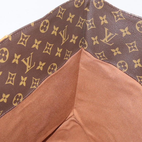 LOUIS VUITTON Monogram Sac Shopping Tote Bag M51108 LV Auth BAZ101