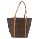 LOUIS VUITTON Monogram Sac Shopping Tote Bag M51108 LV Auth BAZ101-2