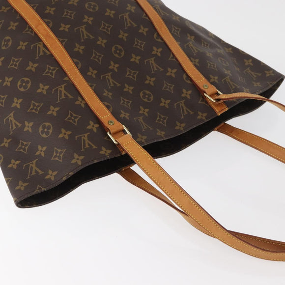 LOUIS VUITTON Monogram Sac Shopping Tote Bag M51108 LV Auth BAZ101