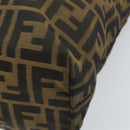 FENDI Zucca Canvas Tote Bag Black Brown Auth BAZ112-16