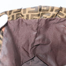 FENDI Zucca Canvas Tote Bag Black Brown Auth BAZ112-18
