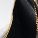 Christian Dior Trotter Canvas Chain Shoulder Bag Navy Gold Auth BAZ118A-17