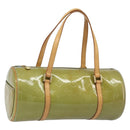 LOUIS VUITTON Monogram Vernis Bedford Hand Bag Baby Blue M91007 LV Auth BAZ125-1