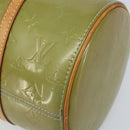 LOUIS VUITTON Monogram Vernis Bedford Hand Bag Baby Blue M91007 LV Auth BAZ125-14