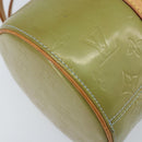 LOUIS VUITTON Monogram Vernis Bedford Hand Bag Baby Blue M91007 LV Auth BAZ125-16