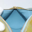 LOUIS VUITTON Monogram Vernis Bedford Hand Bag Baby Blue M91007 LV Auth BAZ125-18