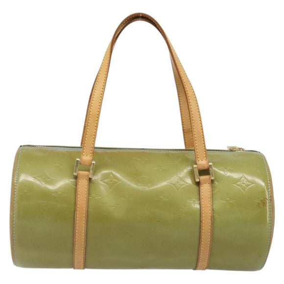 LOUIS VUITTON Monogram Vernis Bedford Hand Bag Baby Blue M91007 LV Auth BAZ125