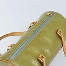 LOUIS VUITTON Monogram Vernis Bedford Hand Bag Baby Blue M91007 LV Auth BAZ125-6