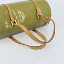 LOUIS VUITTON Monogram Vernis Bedford Hand Bag Baby Blue M91007 LV Auth BAZ125-7