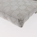 GUCCI GG Canvas Sherry Line Waist Bag Silver 28566 Auth BAZ127-13