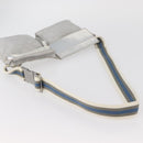 GUCCI GG Canvas Sherry Line Waist Bag Silver 28566 Auth BAZ127-7