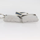 GUCCI GG Canvas Sherry Line Waist Bag Silver 28566 Auth BAZ127-9