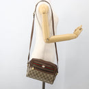 GUCCI GG Supreme Web Sherry Line Bag PVC Beige Gold 001 115 6655 Auth BAZ128-21