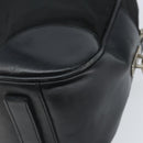 PRADA Hand Bag Nylon Black Silver Auth BAZ141A-15