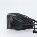 PRADA Hand Bag Nylon Black Silver Auth BAZ141A-3