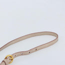 Miu Miu Hand Bag Leather 2way Pink Gold Auth BAZ142M-14