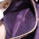 Miu Miu Hand Bag Leather 2way Pink Gold Auth BAZ142M-24