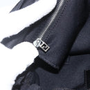 FENDI Mamma Baguette Shoulder Bag Nylon Black Silver Auth BAZ148-20
