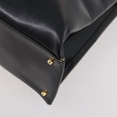 GUCCI Tote Bag Patent leather Black Gold 002 1046 0407 Auth BAZ151-9