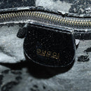 GUCCI Tote Bag Patent leather Black Gold 002 1046 0407 Auth BAZ151-11