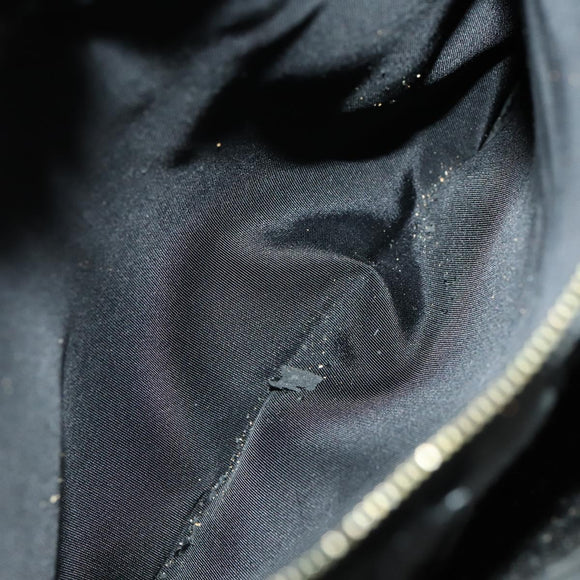 GUCCI Tote Bag Patent leather Black Gold 002 1046 0407 Auth BAZ151