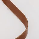 GUCCI Bamboo Shoulder Bag Leather 2way Brown Gold Auth BAZ155-14