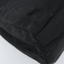 PRADA Hand Bag Nylon Black Silver Auth BAZ160-9