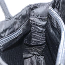 PRADA Hand Bag Nylon Black Silver Auth BAZ160-19