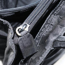 PRADA Hand Bag Nylon Black Silver Auth BAZ160-23