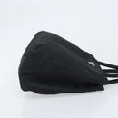 PRADA Hand Bag Nylon Black Silver Auth BAZ160-3