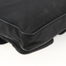 PRADA Shoulder Bag Nylon Black Silver Auth BAZ163-16