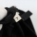 PRADA Shoulder Bag Nylon Black Silver Auth BAZ163-12