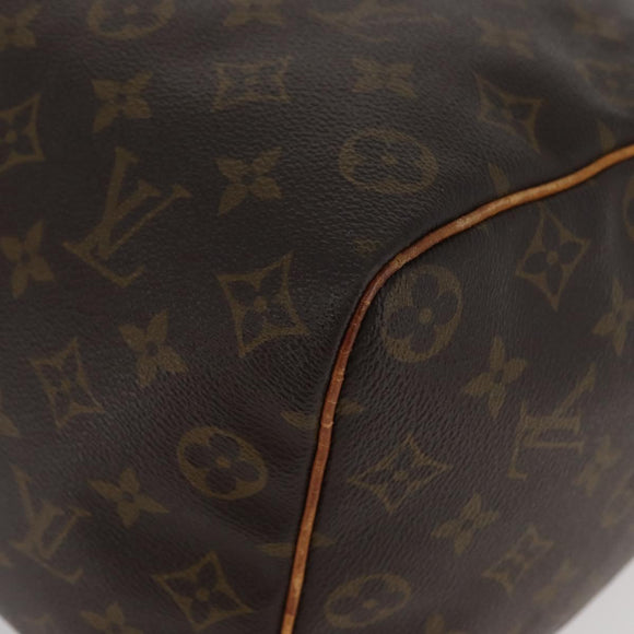 LOUIS VUITTON Monogram Speedy 35 Hand Bag M41524 LV Auth BAZ174