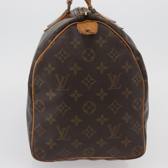 LOUIS VUITTON Monogram Speedy 35 Hand Bag M41524 LV Auth BAZ174
