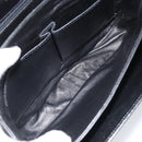 CELINE Horse Carriage Shoulder Bag Leather Black Gold Auth BAZ181-17