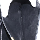 CELINE Horse Carriage Shoulder Bag Leather Black Gold Auth BAZ181-23
